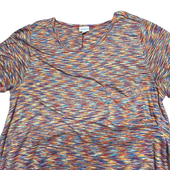 LulaRoe Dress Womens 2XL Stretchy‎ Polyester Blend Scoop Neck Loose Fit Colorful - Picture 4 of 11